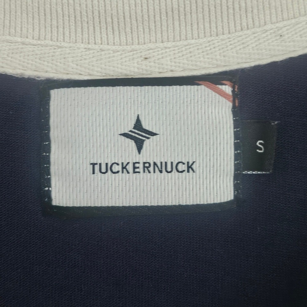 Tuckernuck Hutton Cotton Polo Mini Shift Dress Navy Size Small Preppy Tennis - Picture 4 of 9